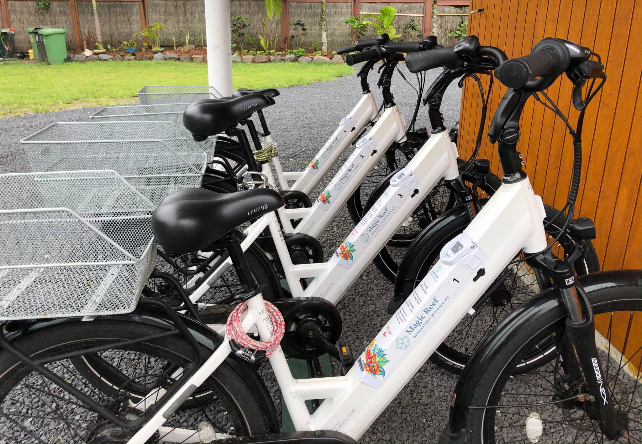 Electric bike booking Magic Reef Beachfront Bungalows